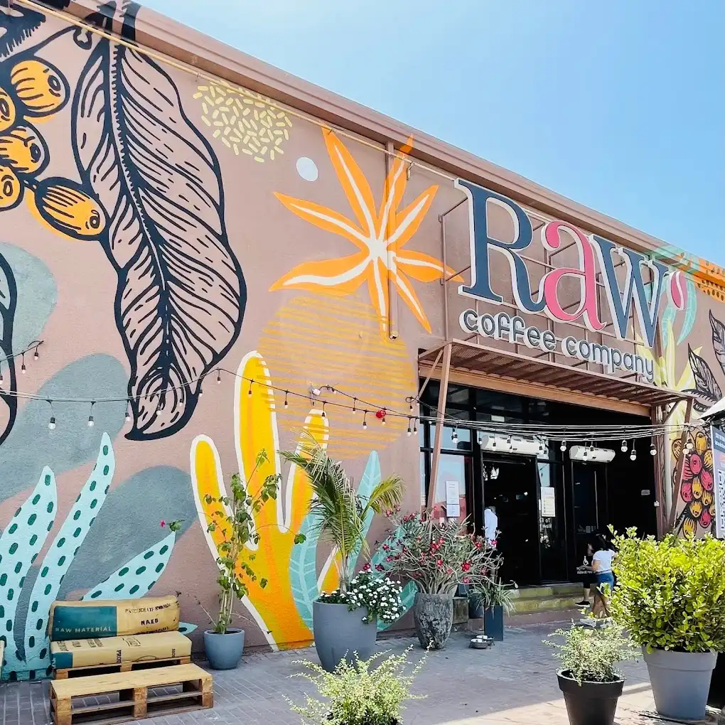 Storefront of RAW Coffee Company