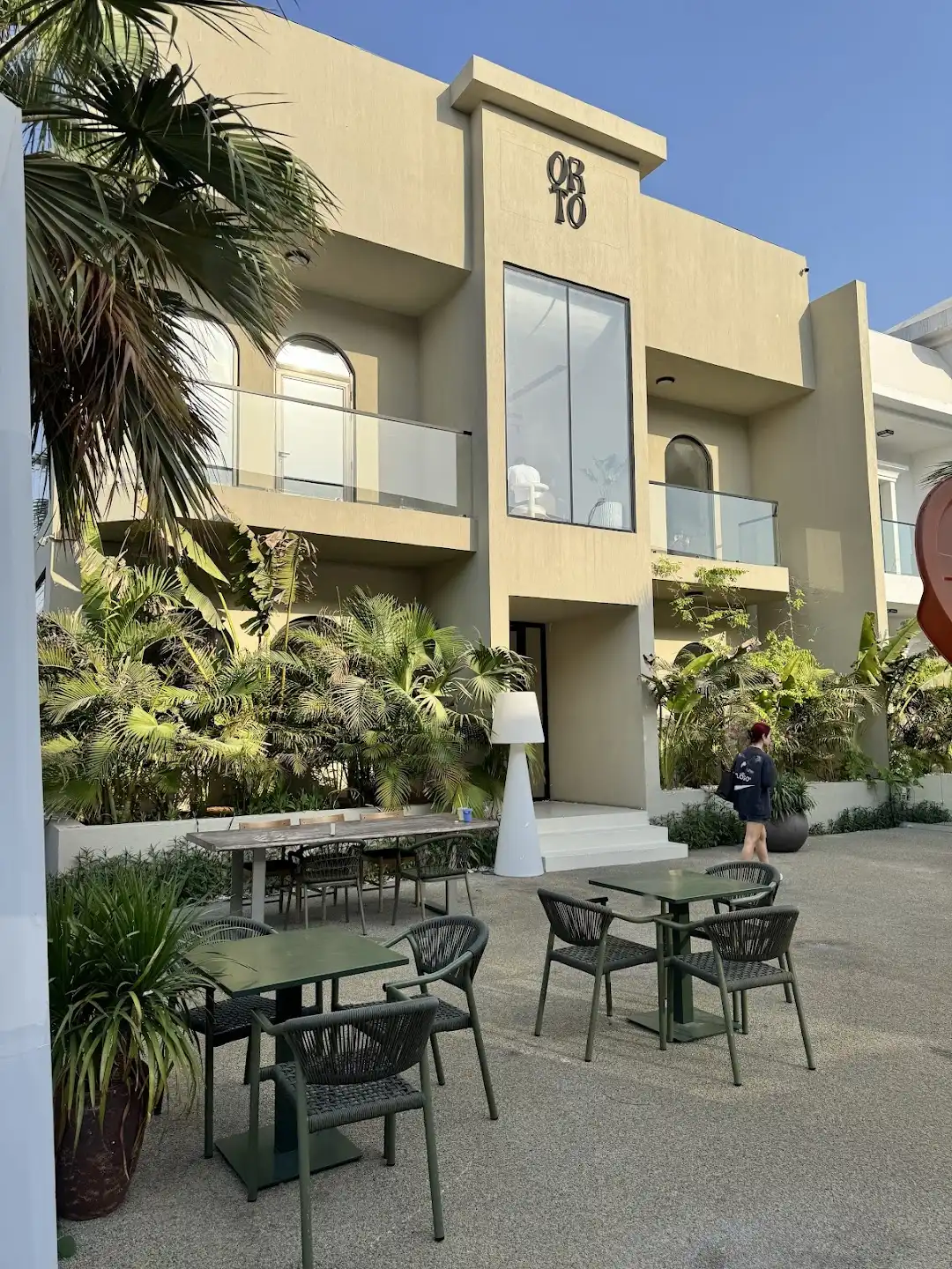 Storefront of Orto Cafe